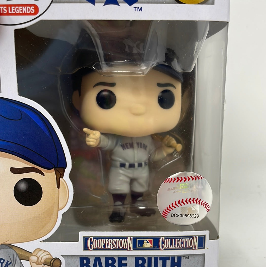 Funko Pop! MLB Babe Ruth Pinstripe NYCC (Official Sticker) Exclusive # –  Undiscovered Realm