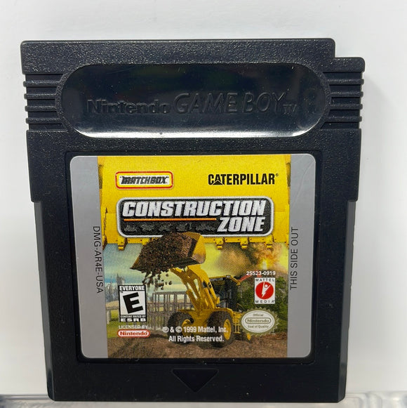 Gameboy Color Matchbox Caterpillar Construction Zone