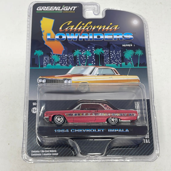 Greenlight California Lowriders 1964 Chevrolet Impala Pink