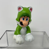 World of Nintendo Super Mario 3D World 2.5" Figure Cat Luigi Jakks