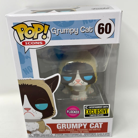 Funko Pop! Icons Grumpy Cat Flocked EE Exclusive 60