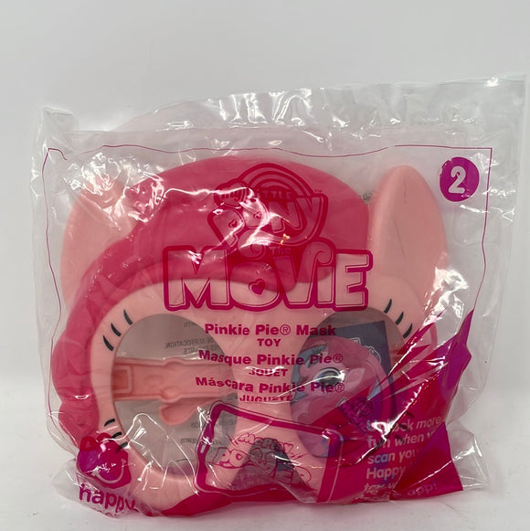 My Little Pony Movie Pinkie Pie Mask #2 McDonalds Happy Meal Toy Hasbro 2016