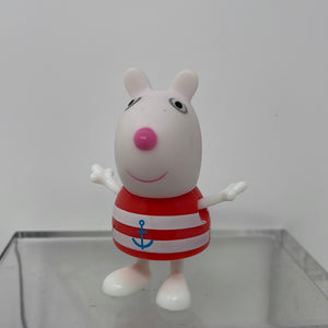 Peppa Pig Friend Suzy Sheep 2.25" Action Figure Striped Sailor Anchor Shirt Toy