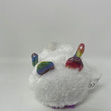 IMini Motsu FANTASY Unicorn Plush Keel Toys Bean Bag 2018 4" White