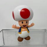 Jakks Super Mario World of Nintendo 2" TOAD RED Figure