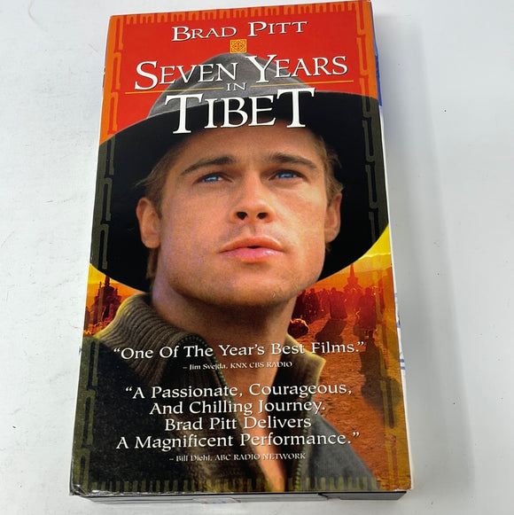 VHS Brad Pitt Seven Years In Tibet