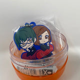 Gashapon Jujutsu Kaisen Chara Banchokou Rubber Mascot 2 Maki Zenin and Nobara Kugisaki