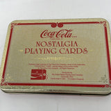 Coca Cola Santa Nostalgia Coke 2 Deck Playing Cards and Tin