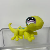 LPS Littlest Pet Shop Yellow Lizard Purple Tear Drop Eyes
