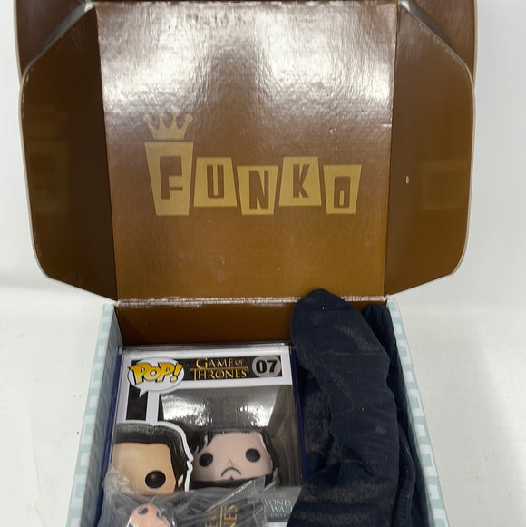 Funko Pop Game Of Thrones Jon Snow Beyond The Wall Box Set Adult Large Shirt Amazon Exlusive Used
