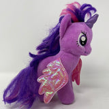 Ty My Little Pony Twilight Sparkle Plush Purple Unicorn Beanie Babies Toy 7”