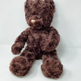 Build A Bear Dark Brown Fluffy Hair Plush Posable Arms 18"