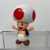 Jakks Super Mario World of Nintendo 2" TOAD RED Figure