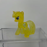 My Little Pony Mini Pony G4 Clear Lightbulb Hasbro MLP Unicorn Yellow