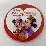 Valentine Videos Love at First Sight Mickey Minnie Mouse Walt Disney Pin Button