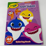 NEW Crayola Nickelodeon Pinkfong -BABY SHARK- coloring book (48 Pages) NEW
