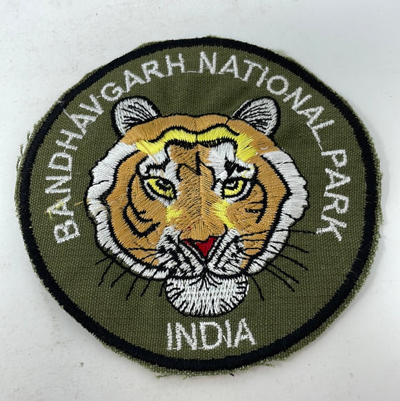 Yellow Eye Tiger Bandhavgarh National Park India Patch