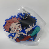 Gashapon Jujutsu Kaisen Chara Banchokou Rubber Mascot 2 Megumi Fushiguro and Sukuna