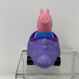 Peppa The Pig 3.5 inch George Pig Buggy Purple Dinosaur Figure Jazwares