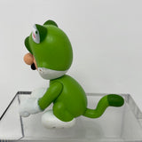 World of Nintendo Super Mario 3D World 2.5" Figure Cat Luigi Jakks