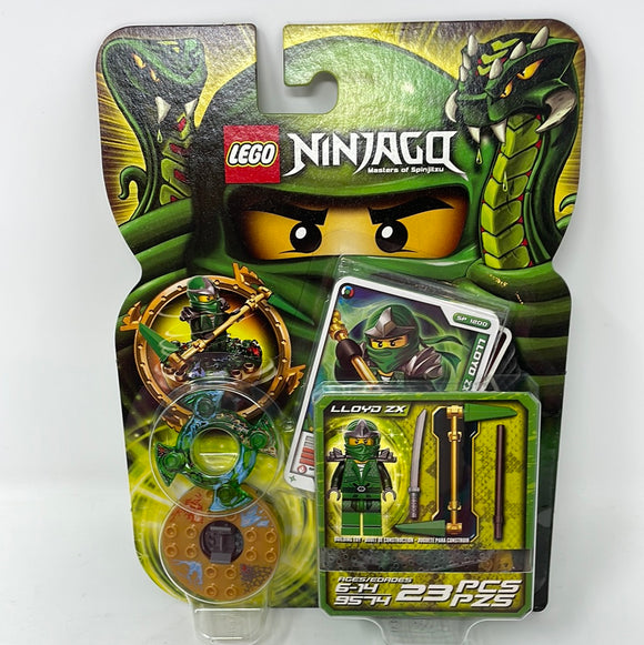 LEGO 9574 Ninjago Lloyd ZX Green Ninja Masters of Spinjitzu 