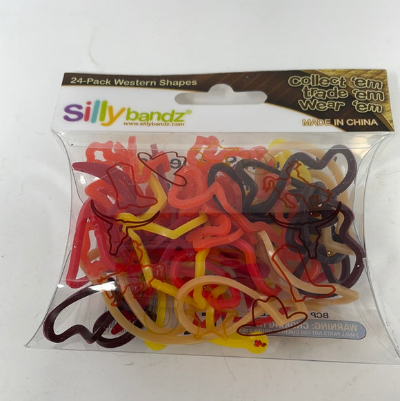 Silly Bandz 24-Pack Western Shapes