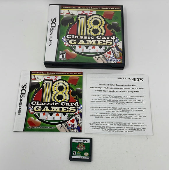 DS 18 Classic Card Games CIB