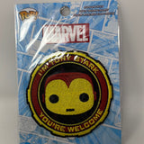Loungefly Official Pop! Marvel Tony Stark Iron On Patch Embroidered New 3"
