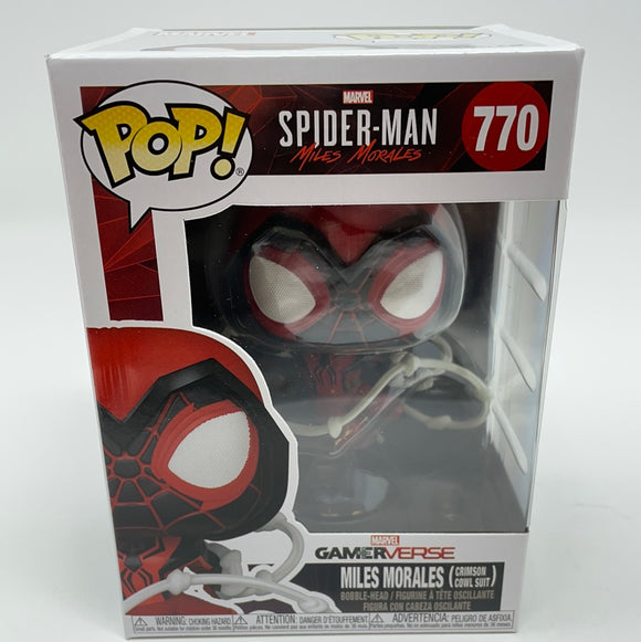Funko Pop Spider-Man Miles Morales Crimson Cowl Suit 770