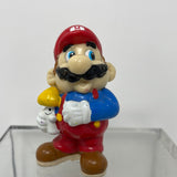 Super Mario Holding Mushroom PVC Figurine Nintendo Applause 1989 Figure 2.5"