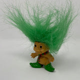 Vintage Russ Christmas Pencil Topper Troll Green Hair