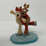 Hallmark 2007 Rodney &   Rhonda Reindeer Ornament Limited Ice Skate Pre-owned