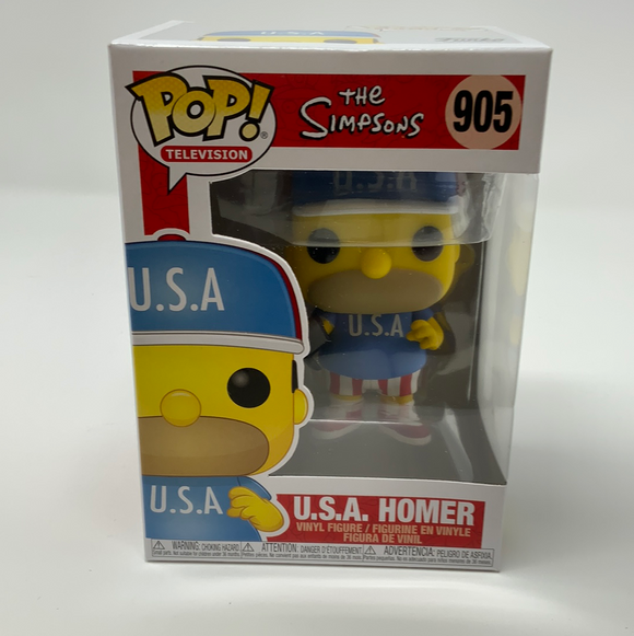 Funko Pop TV The Simpsons U.S.A. Homer #905