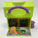 Vintage Pound Puppies Mini Jungle Playset 1990s W/ Tiger And Elephant