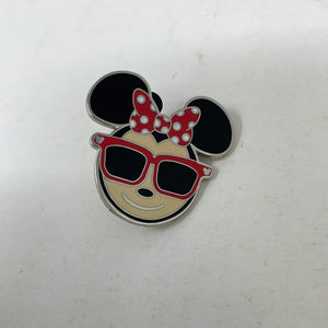 Disney Pin Minnie Mouse Pin Emoji Blitz Wearing Sunglasses