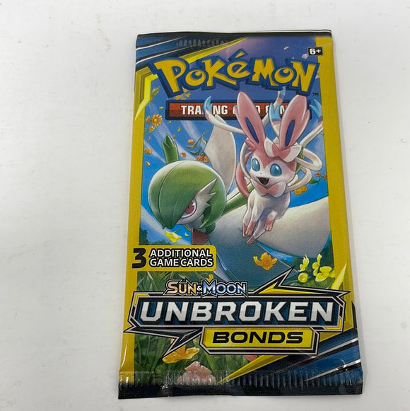 Pokemon Sun & Moon Unbroken Bonds 3 Card Mini Pack Sylveon Gardevoir Unweighed