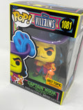 Funko Pop! Disney Villains Blacklight Hot Topic Exclusive Captain Hook 1081