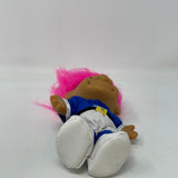 Russ Troll Doll #1 Sports Player Guy Jersey Uniform Pink Hair Pretend Play Toy