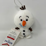 Disney Christmas Ornament Frozen Olaf Snowman Hallmark Plush Doll Small Stars 5"