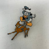 Disney Catalog 2002 Advent Calendar Pin #15 Donald Duck Riding Deer.
