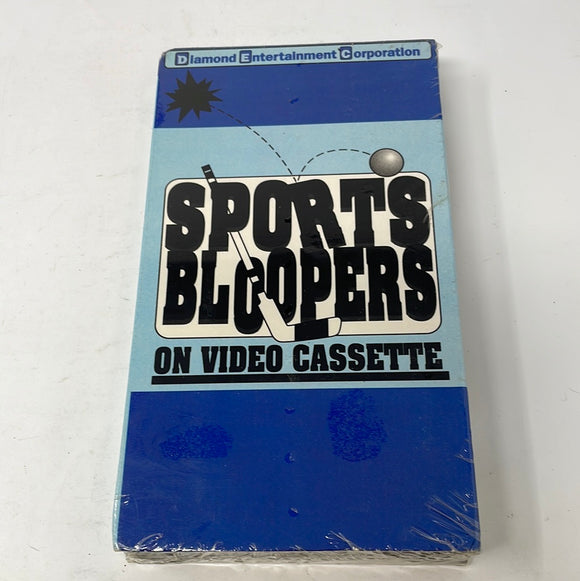 VHS Diamond Entertainment Corporation Sports Bloopers On Video Cassette Sealed