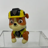 Paw Patrol Mission Paw RUBBLE Mini Miner Action Figure Seated 2"