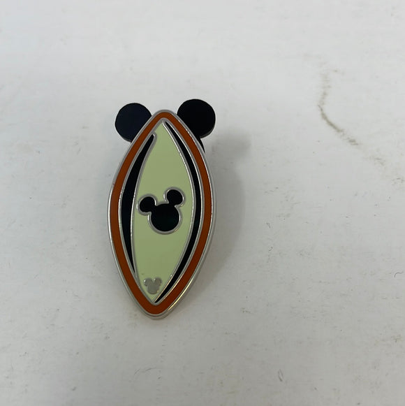 Surfboard Hidden Mickey Disney trading pin
