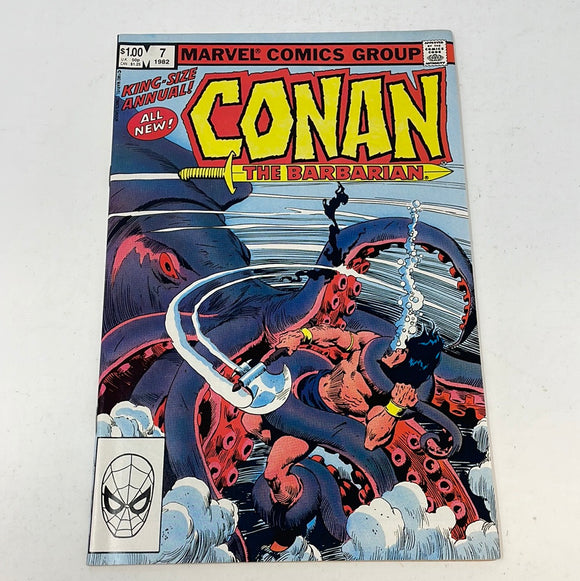 Marvel Comics Conan The Barbarian Annual #7 1982
