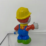 Mego Clown Around 2-1/2” Mini PVC Figure Vintage 1981 C-39 Miner Clown Pick