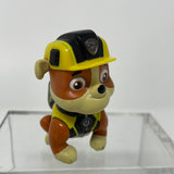 Paw Patrol Mission Paw RUBBLE Mini Miner Action Figure Seated 2"