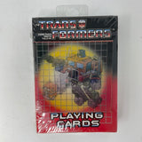 2002 Hasbro Transformers Optimus Prime Halogram Factory Sealed Bicycle Cards