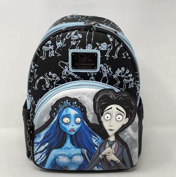 Loungefly 2022 Summer Convention Limited Edition Corpse Bride Emily and Victor Mini Backpack
