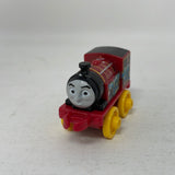 2014 Thomas & Friends Minis Victor Graffiti Dark Red 2" Long Plastic Die Cast Toy Vehicle