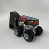 Hot Wheels Mattel Fire Truck Monster Truck Black Accelerator Key